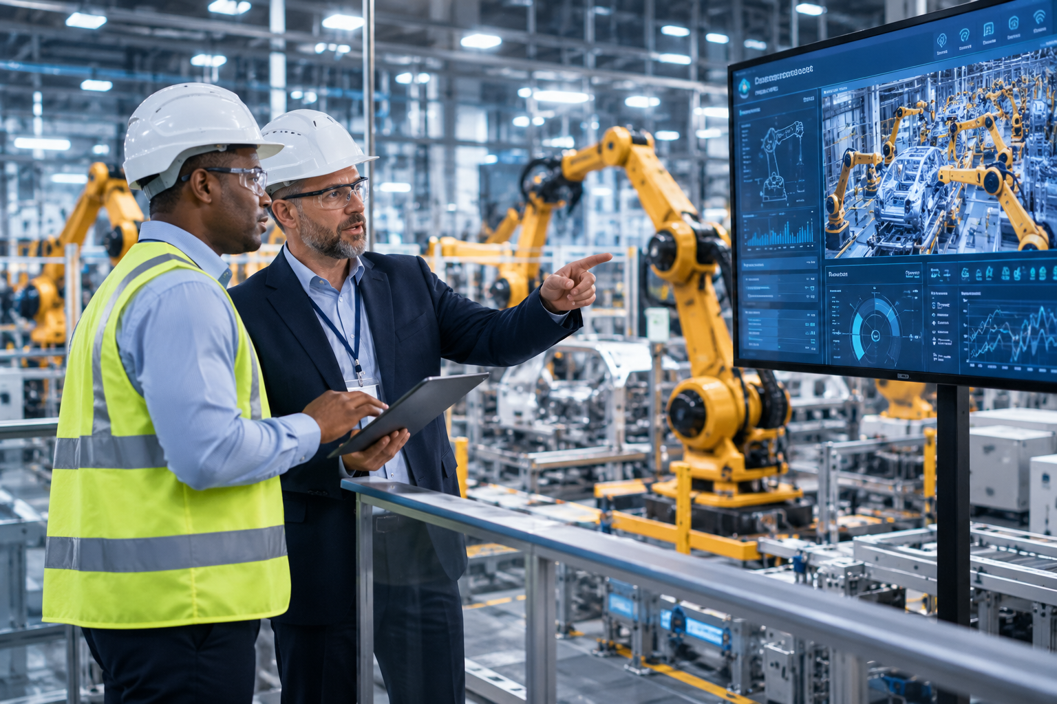Smart factory and manufacturing dashboard